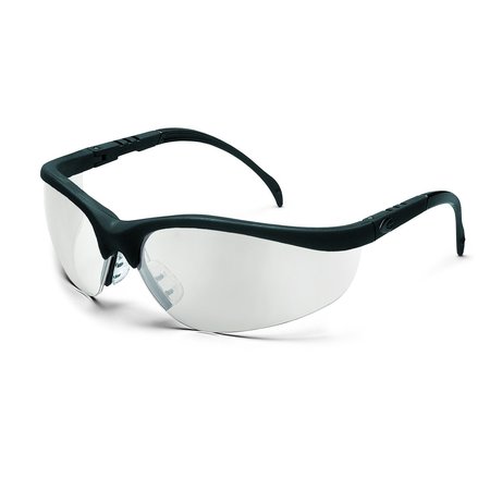 SAFETY WORKS Klondike Safety Glasses Clear Lens Black Frame 1 pc CKD119B